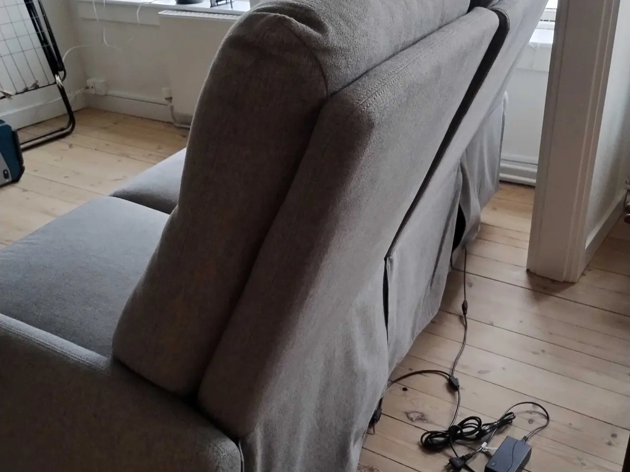 Billede 3 - Sofa VONSILD 3-pers. elektrisk lysegrå