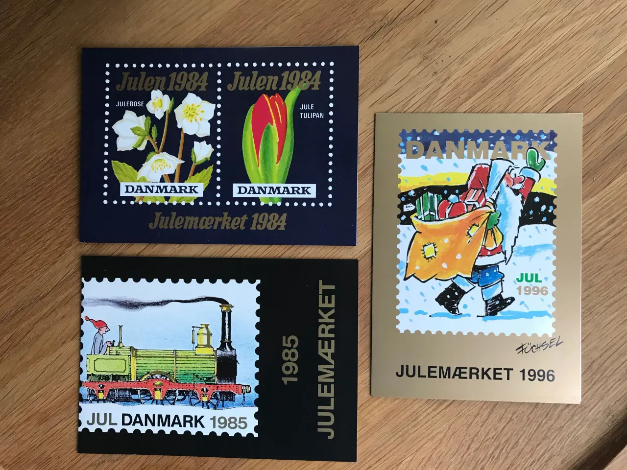 Billede 1 - Souvenirmapper, Julemærker, Danmark