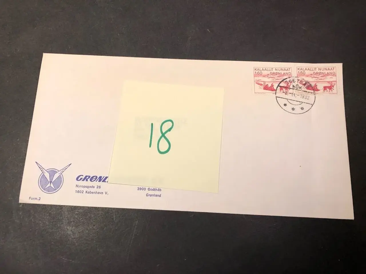 Billede 13 - Frimærker Grønland på originale kuverter