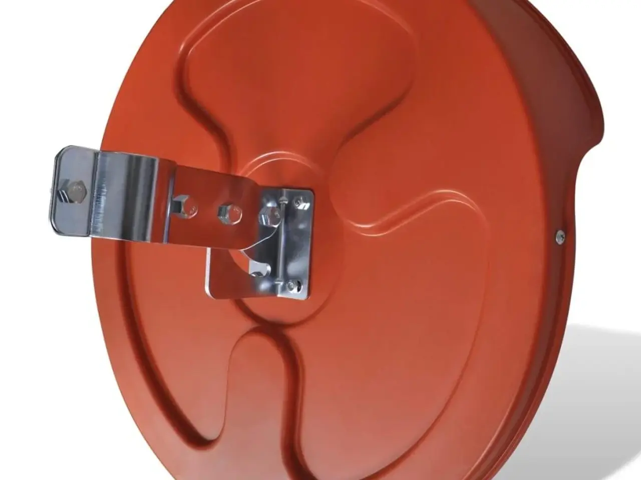 Billede 5 - Konvekst trafikspejl i PC-plast - orange, 45 cm, udendørs