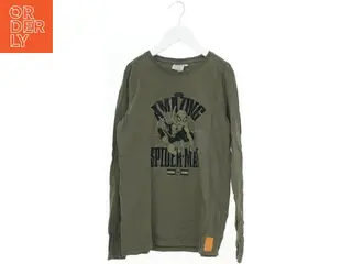 Langærmet Amazing Spider-Man T-shirt fra Wheat (str. 152)