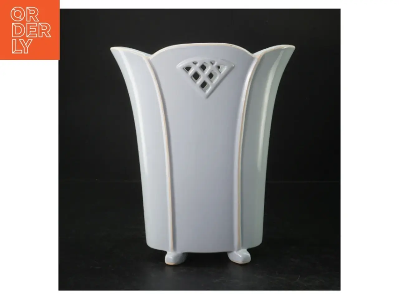 Billede 1 - Porcelænsvase (str. H. 21,5 cm)
