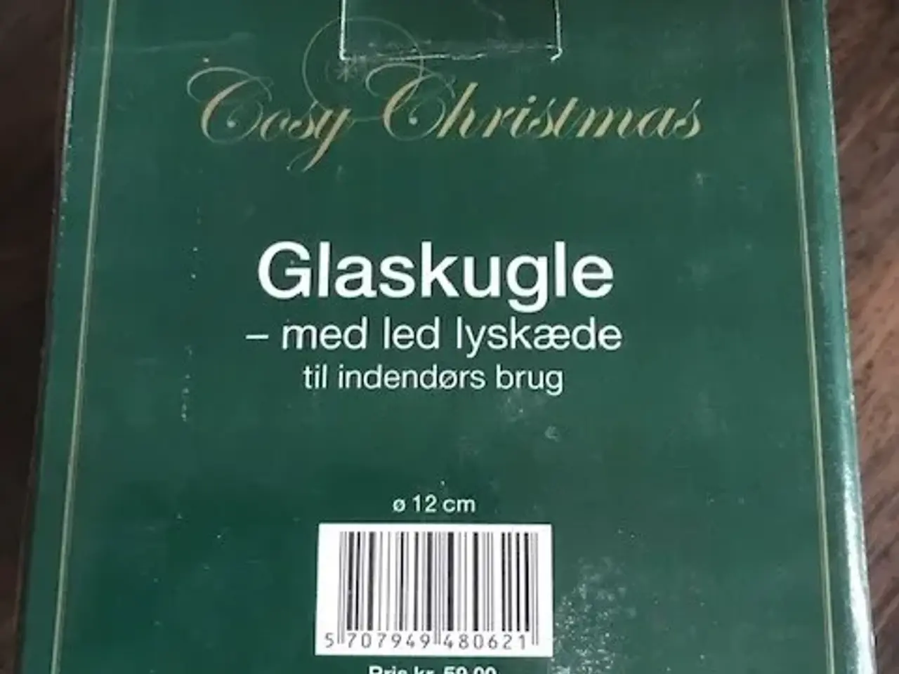 Billede 3 - Glaskugler med led lyskæde. Samlet pris