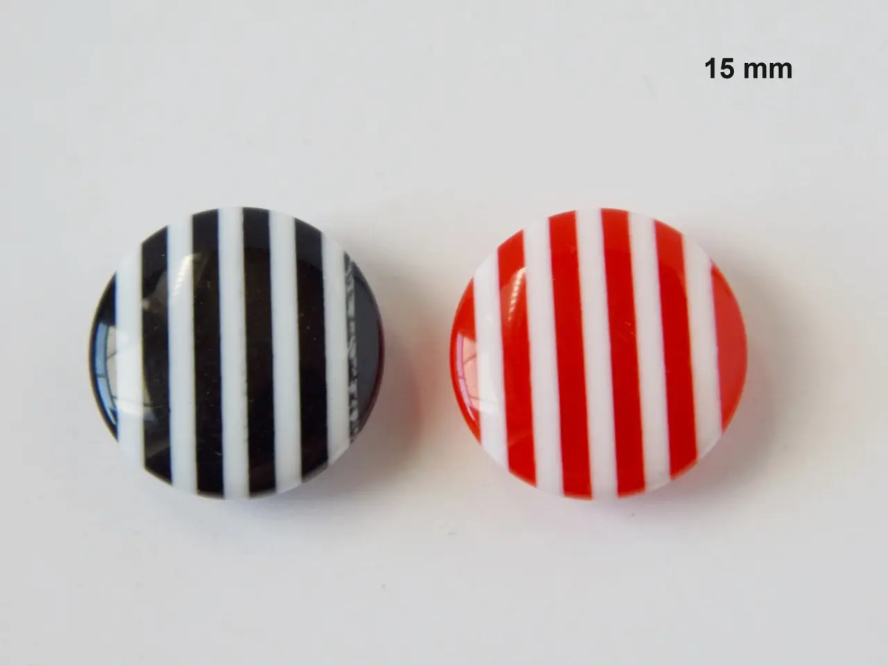 Billede 8 - Stribede knapper - 10 stk. 15,00 kr - BLAND SELV