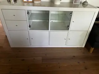Reol/skænk med låger og skuffer - ikea