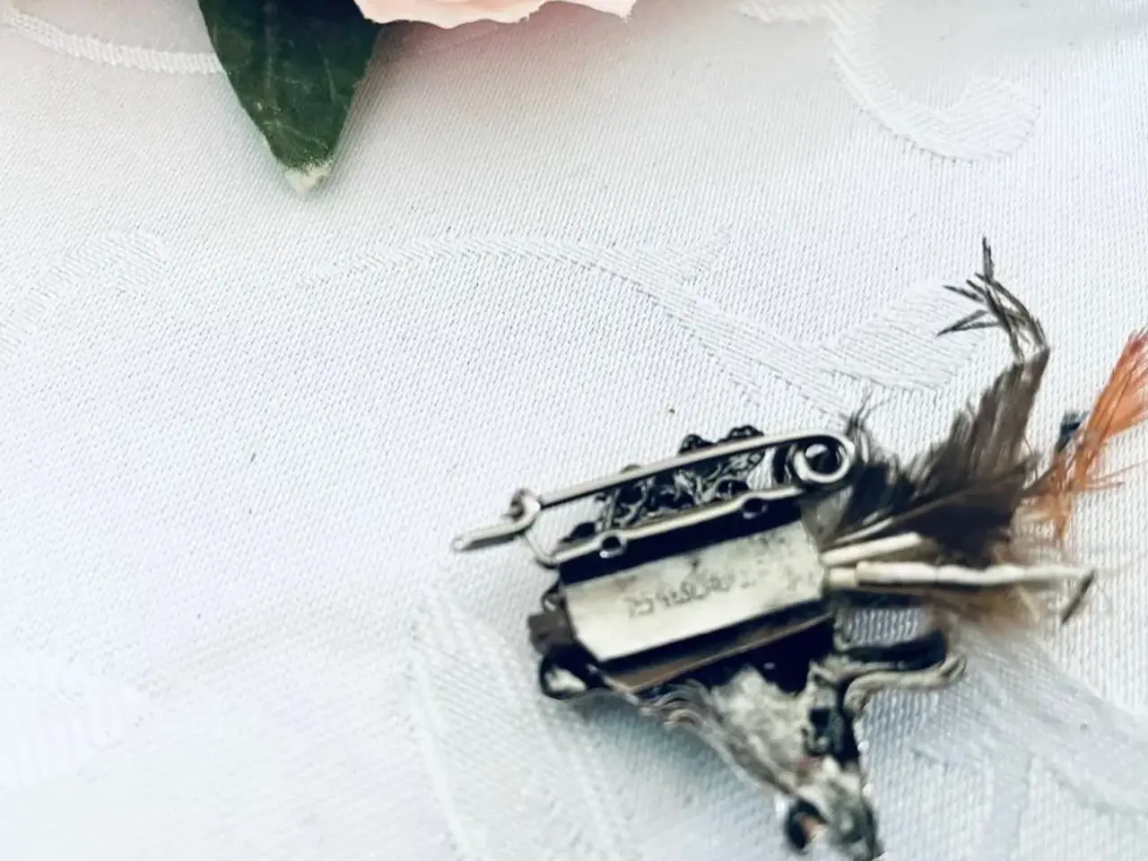 Billede 3 - Vintage broche af kronvildt