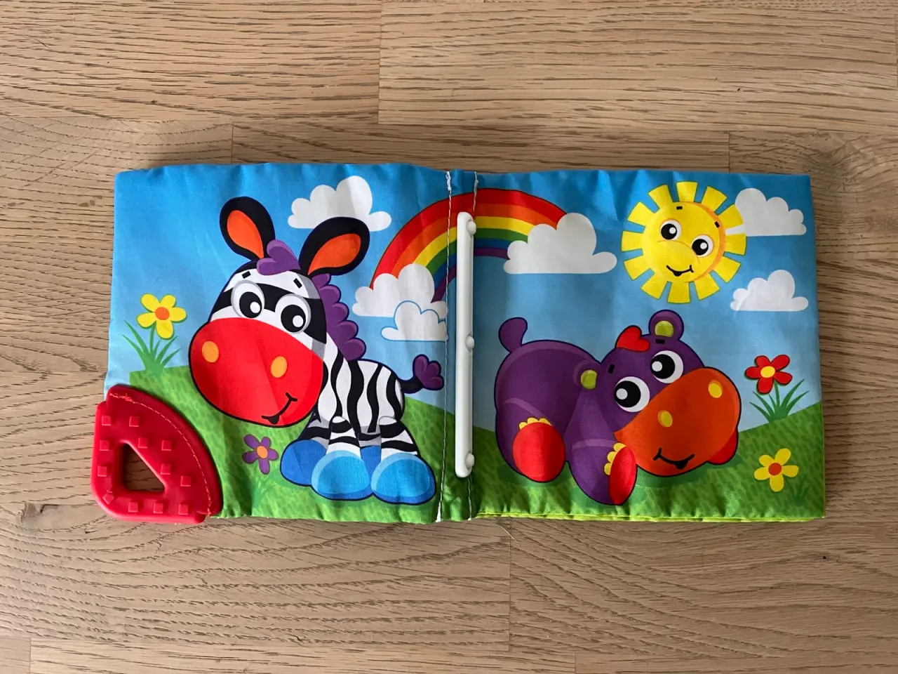 Billede 2 - Playgro knitrebog / stofbog med håndtag
