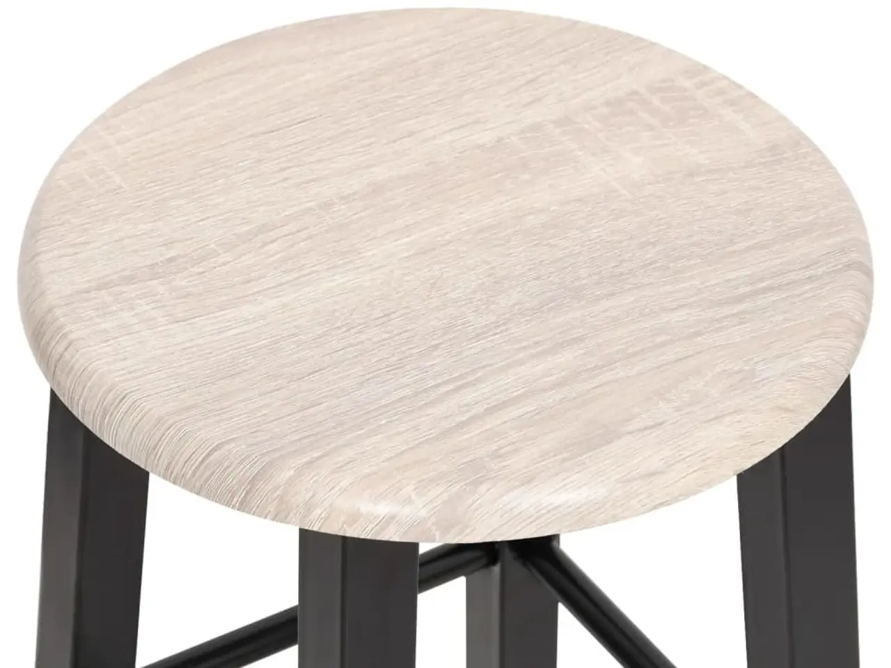 Billede 4 - Barstole 2 stk. MDF sort
