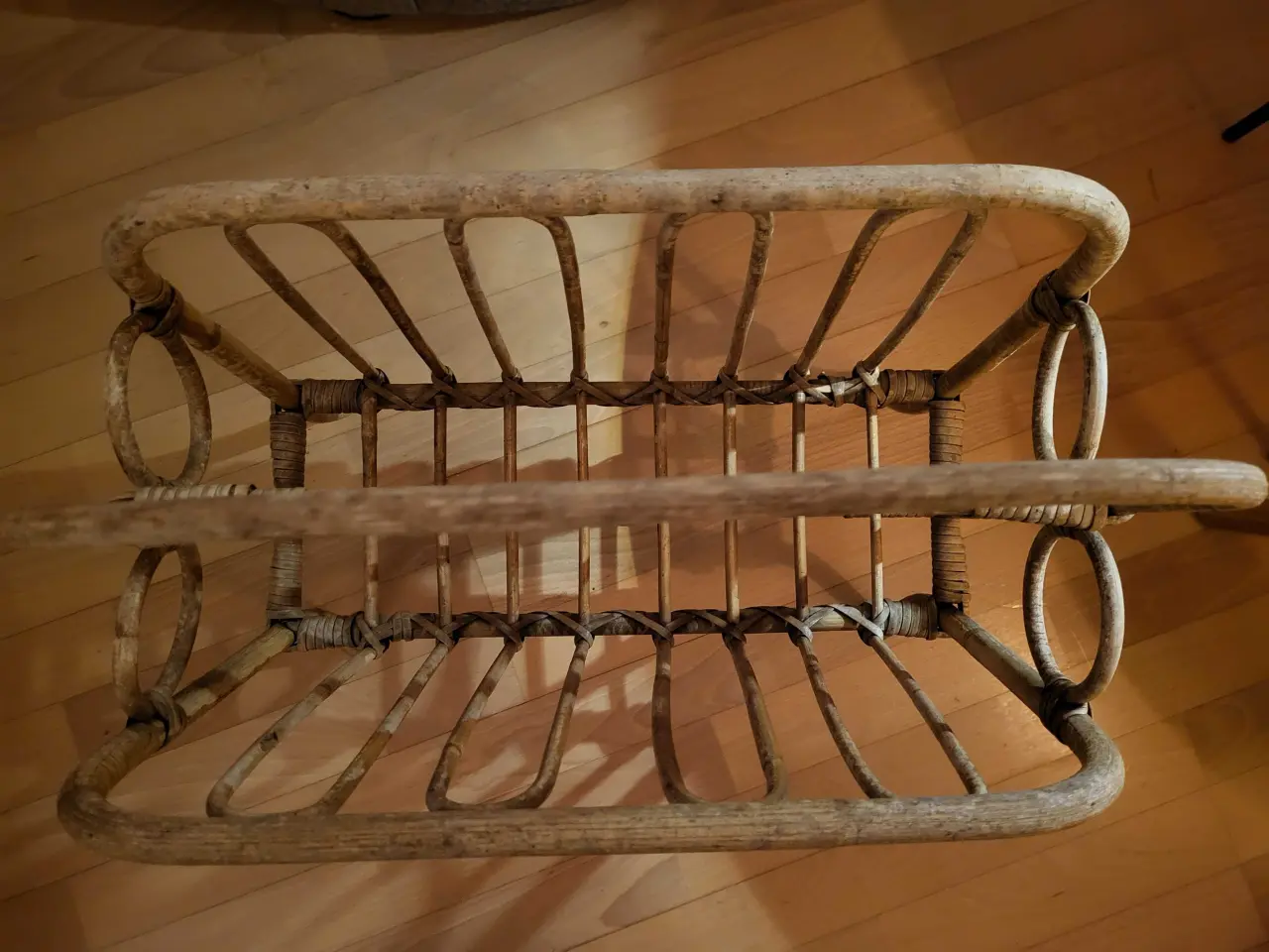 Billede 5 - Vintage magasin holder i bambus