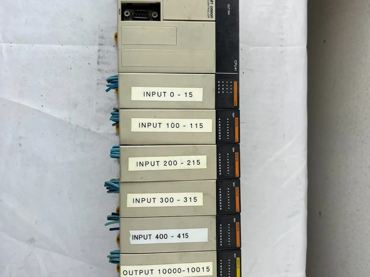 Billede 2 - Omron CQM1 CPU41 PLC System PA203 ID212 OD212 Rack