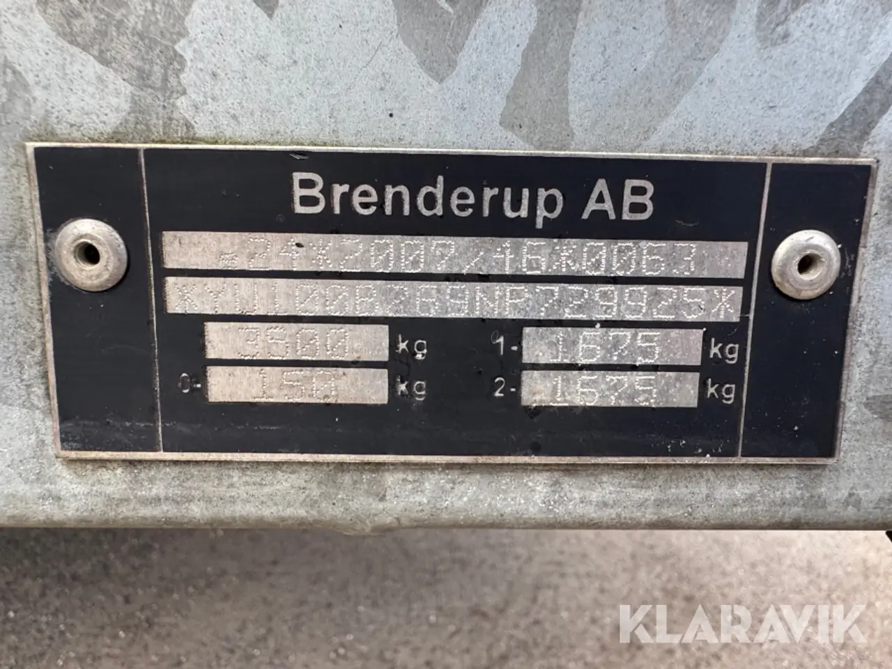 Billede 10 - Trailer Brenderup B26 med tipfunktion