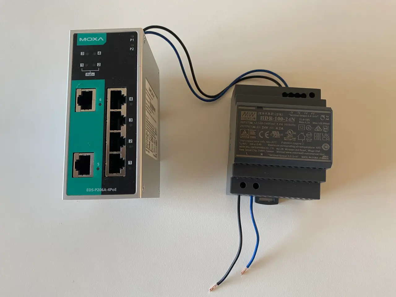 Billede 1 - MOXA Ikke-administreret Ethernet switch, med 6 Por