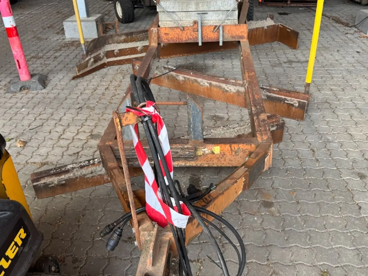 Billede 2 - Bugseret 5 meter hydraulisk vejhøvl 