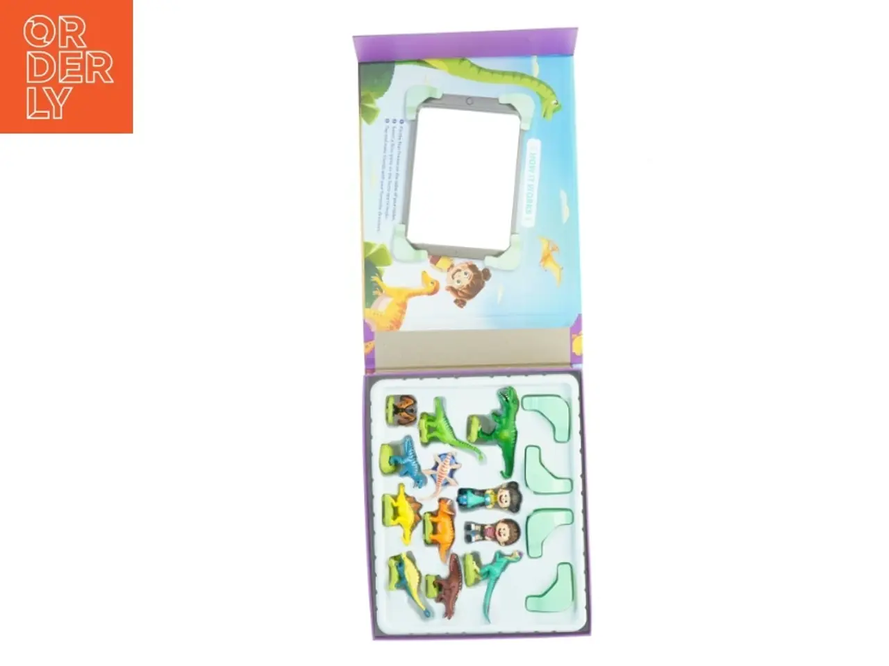 Billede 2 - Interaktivt dinosaur spil med figurer fra Shifu legeakademiey (str. Kasse 31 x 26 x 6 cm)