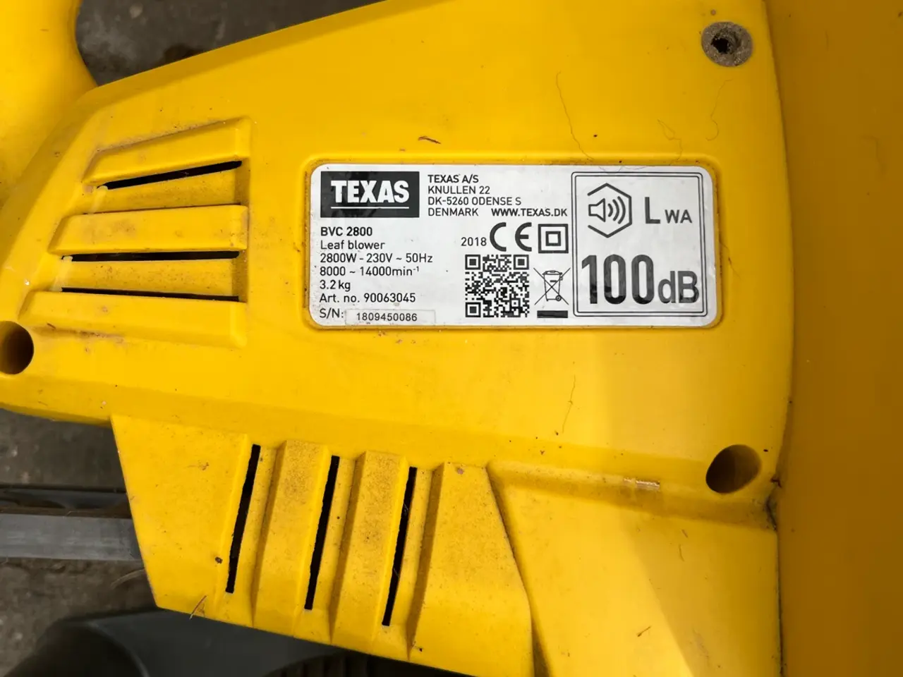 Billede 1 - Texas BVX 2600 løvsuger / løvblæser med opsamlings