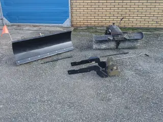 Kost og sne skraber