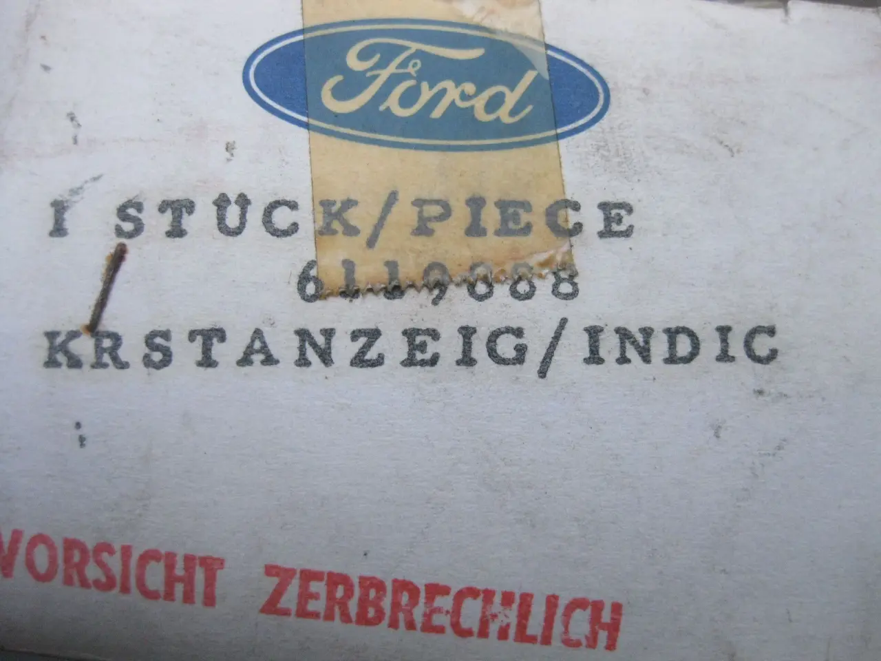 Billede 1 - Ford Sierra benzin og temperatur måler