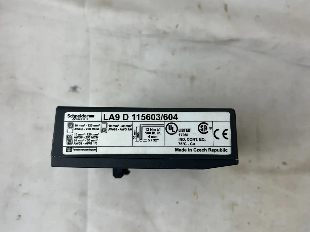 Billede 2 - Schneider LA9D115603/604 Terminal Cover