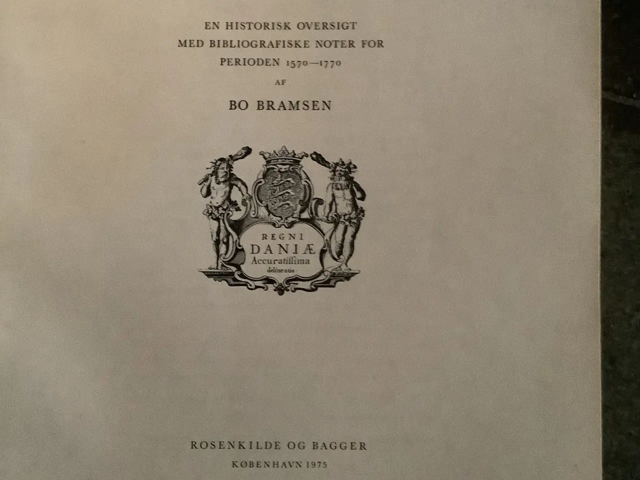 Billede 2 - Gamle Danmarkskort, Bo Bramsen, 1975. Giv et bud.