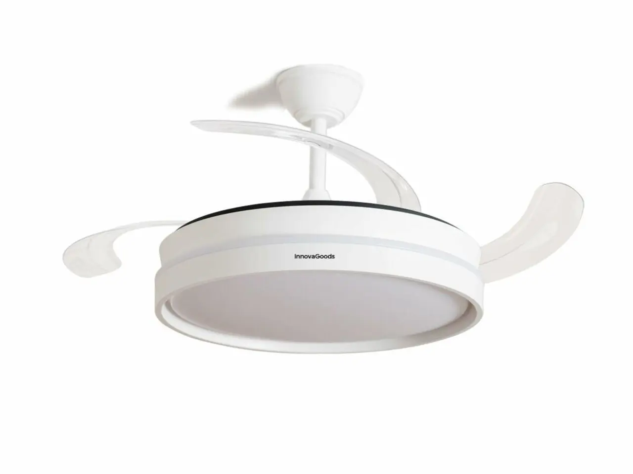 Billede 25 - Loftventilator med lys - hvid/transparent (OUTLET B)