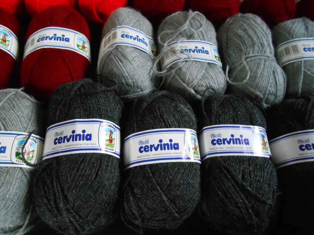 Billede 4 - Garn, Filati Cervinia, fine 19 bundter italiensk g