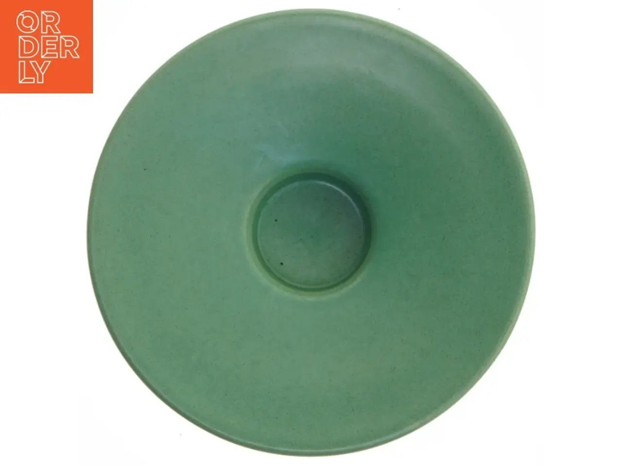 Billede 2 - Grøn keramikfad (str. Ø 18 cm)
