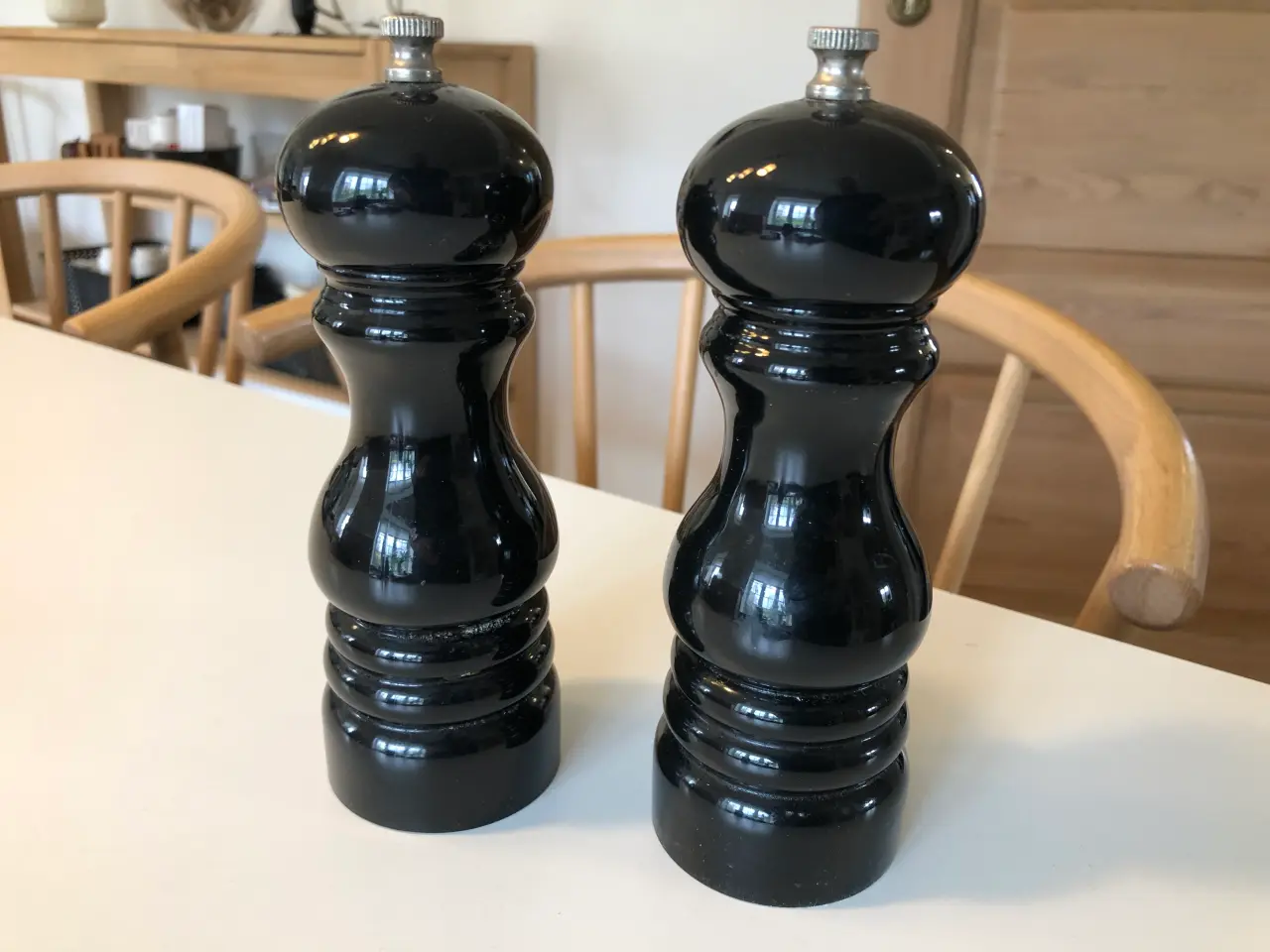 Billede 2 - Salt og peber kværn i blank sort