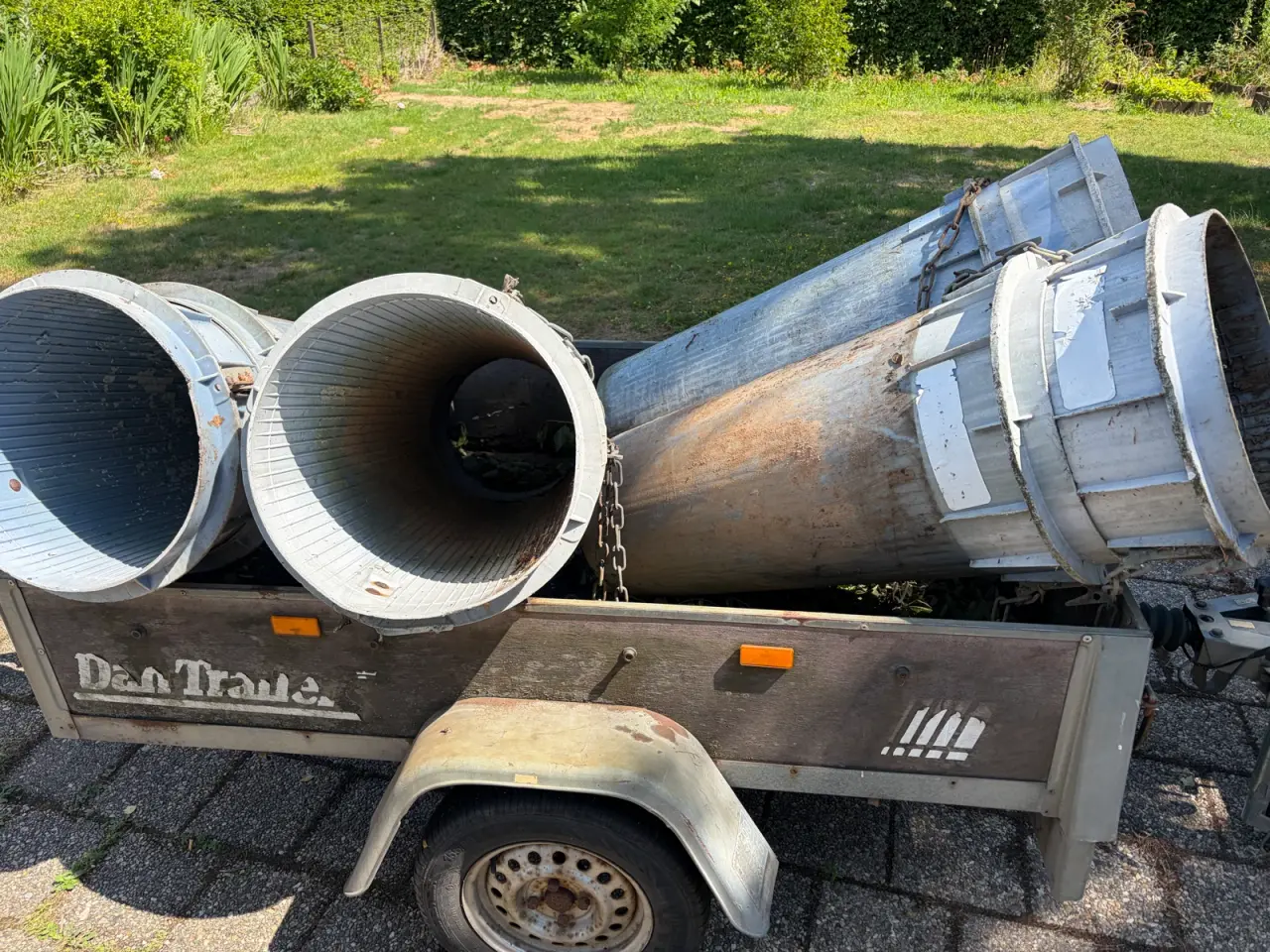 Billede 2 - Nedfaldsrør / skaktrør 8 stk