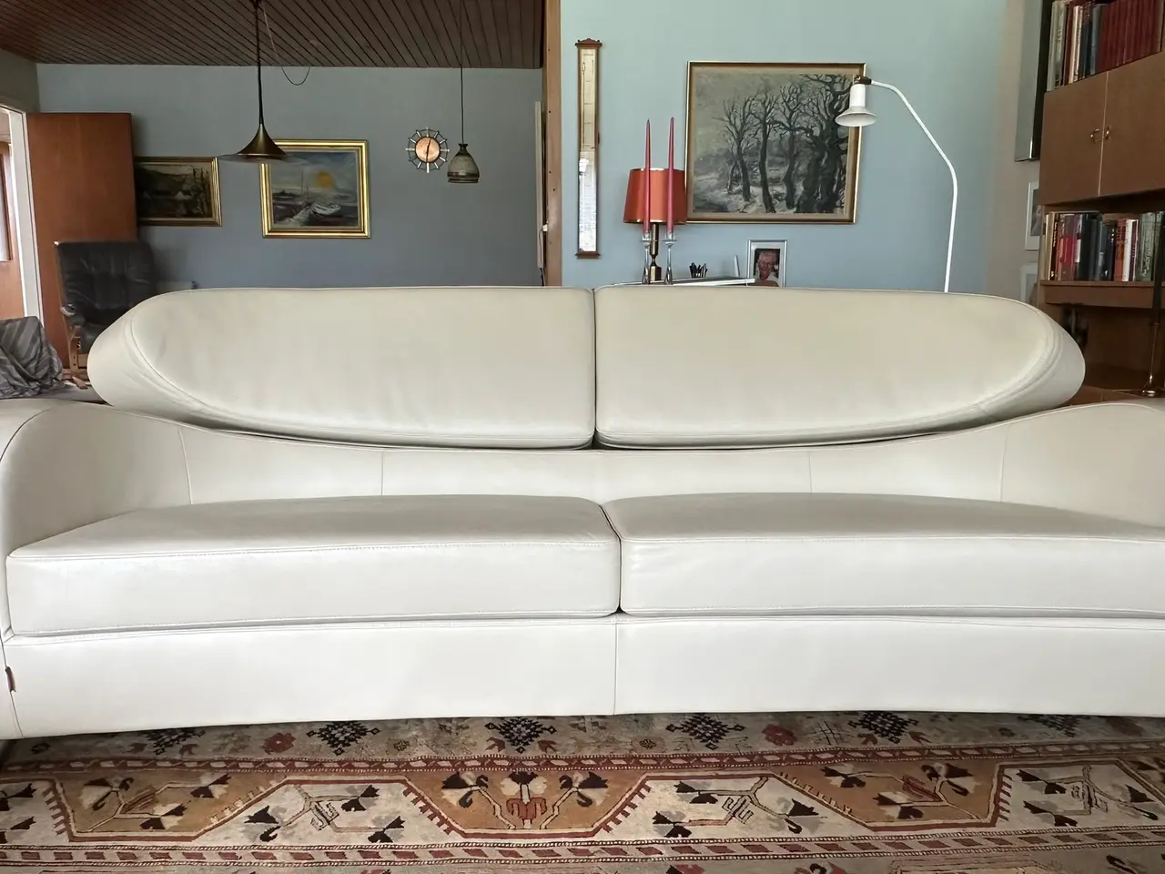 Billede 1 - Brunstad Stream 3-pers. kvalitetslædersofa