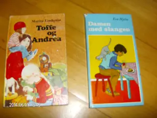 Toffe og Andrea  + damen med slangen