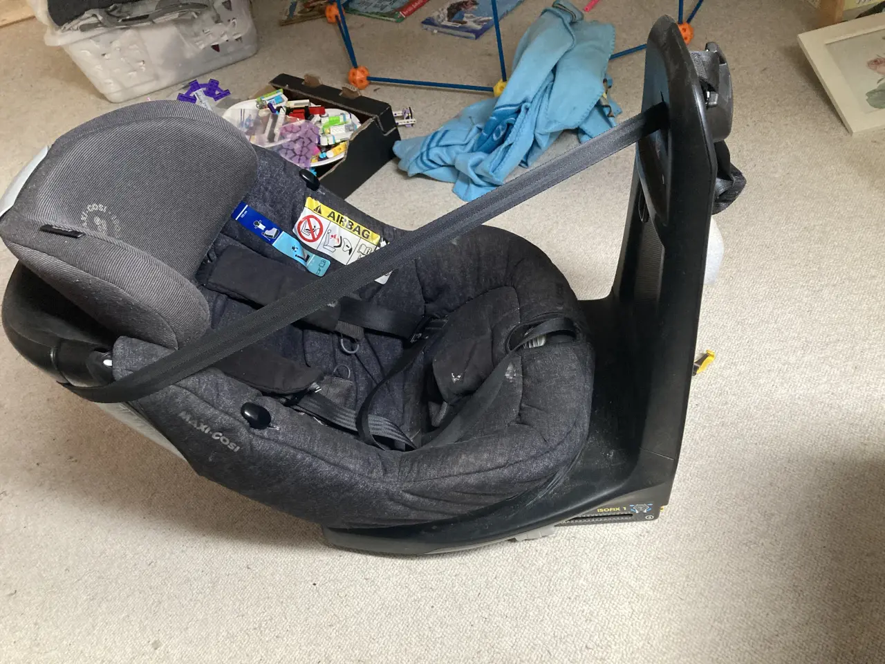 Billede 2 - Auto stol med isofix og toptether krog