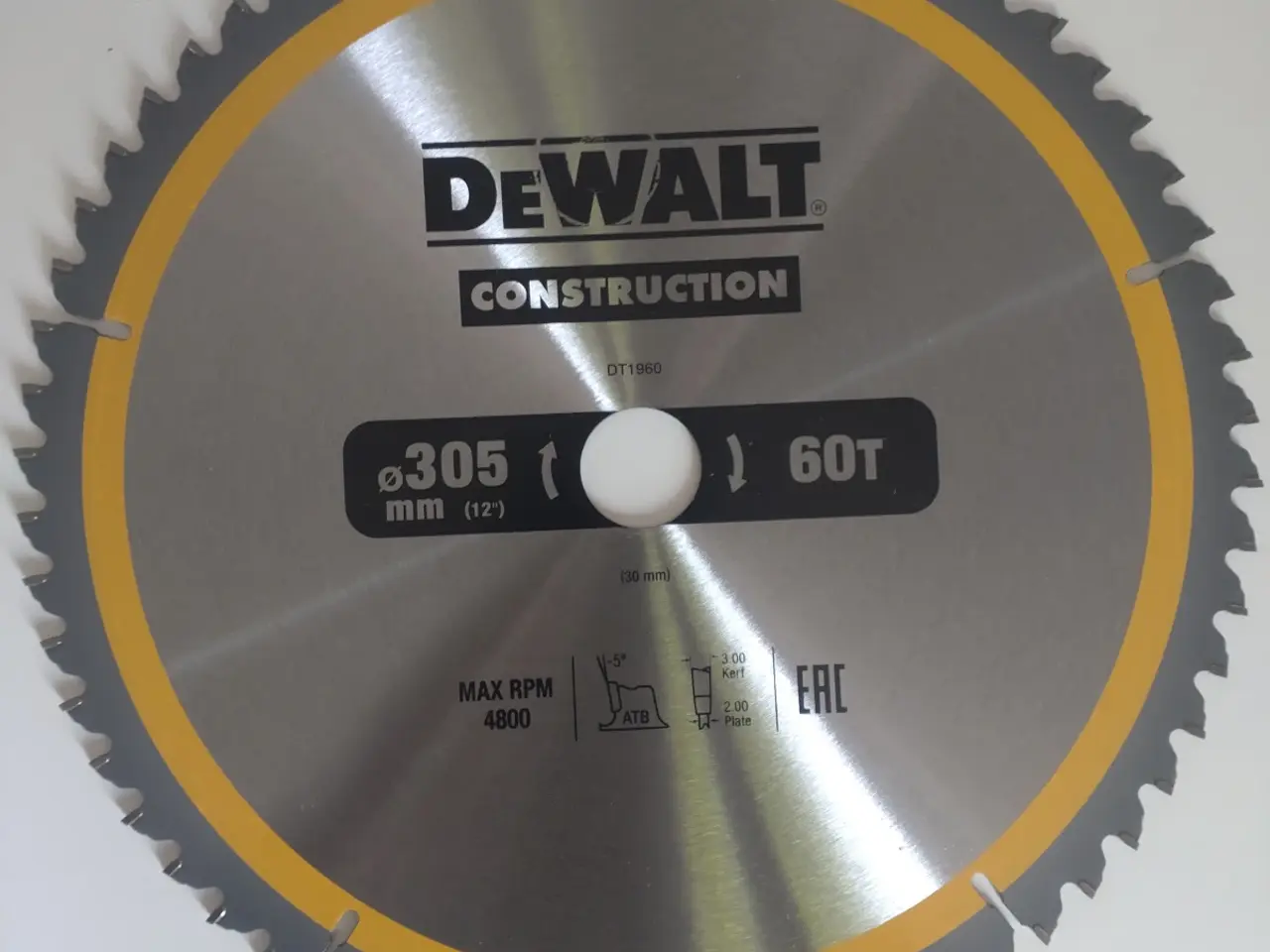 Billede 1 - Dewalt savklinge 305 x 30