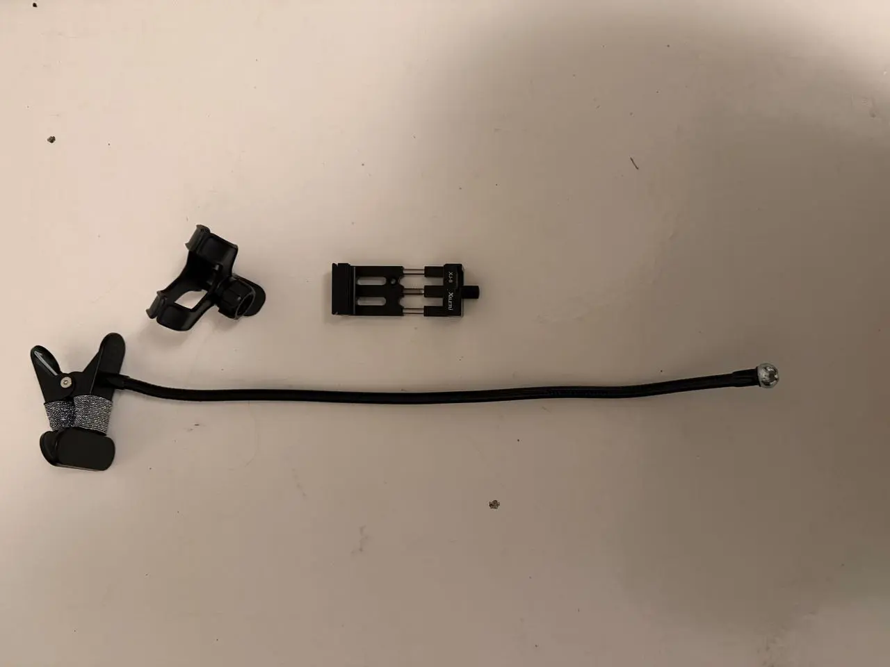 Billede 2 - Selfiestang/monopod + mobilholdere og klemmer