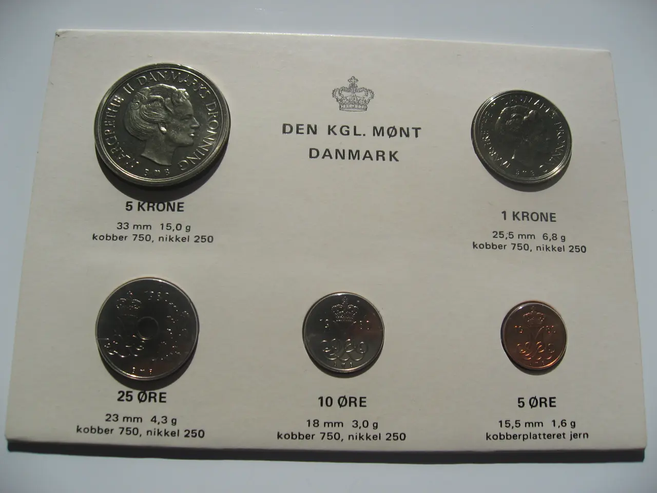 Billede 1 - Smukt KGL. Møntsæt 1980, det absolut sværeste
