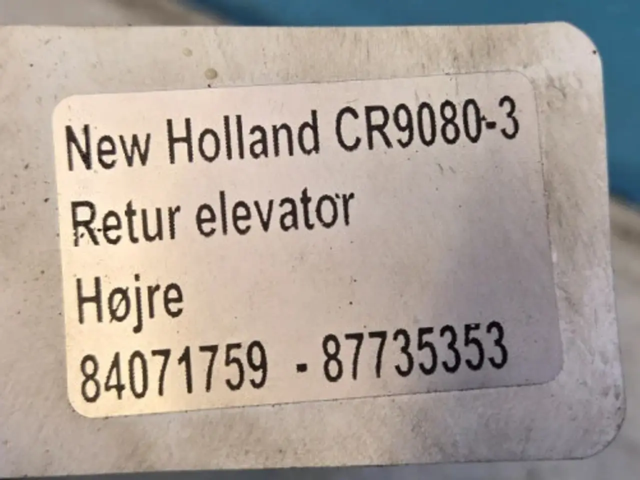 Billede 18 - New Holland CR9080 Retur Elevator R.  84071759