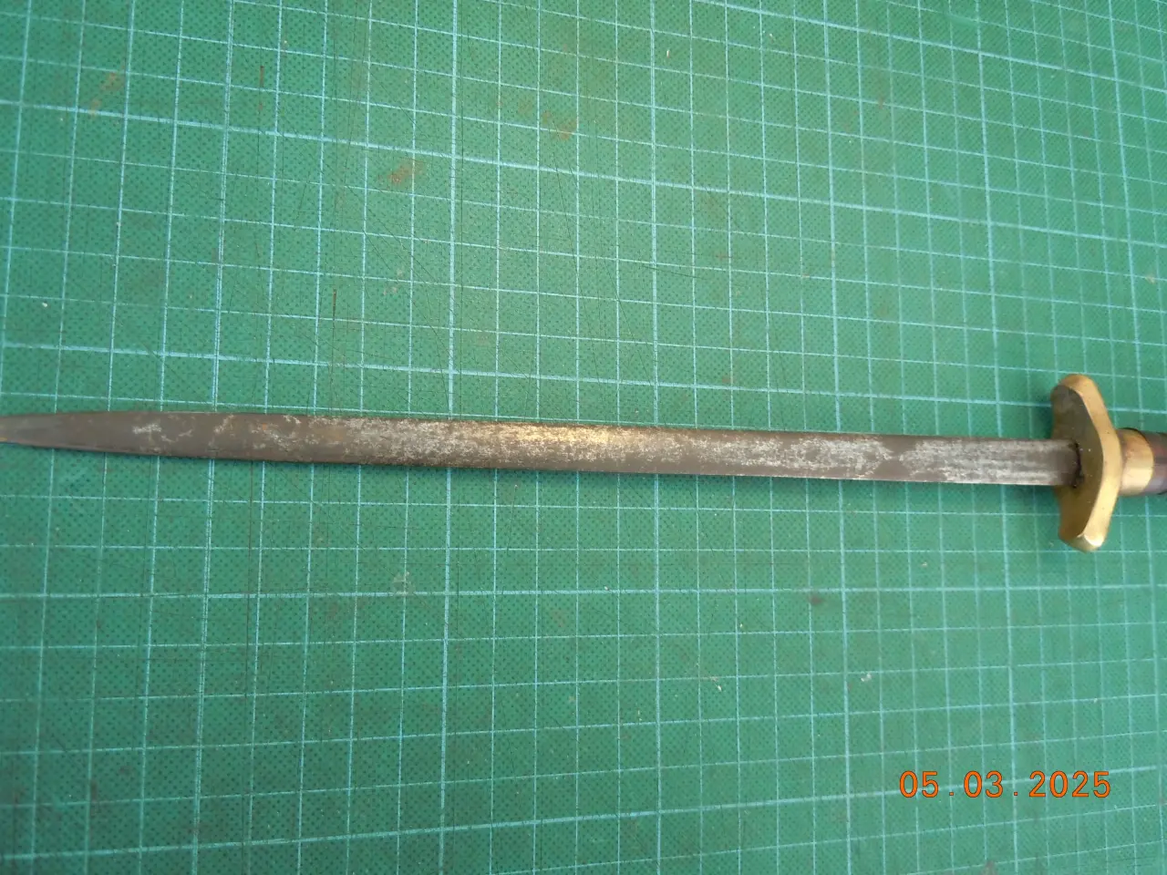 Billede 3 - Stilet / Dolk med rosentræsskæfte 39 cm lang.