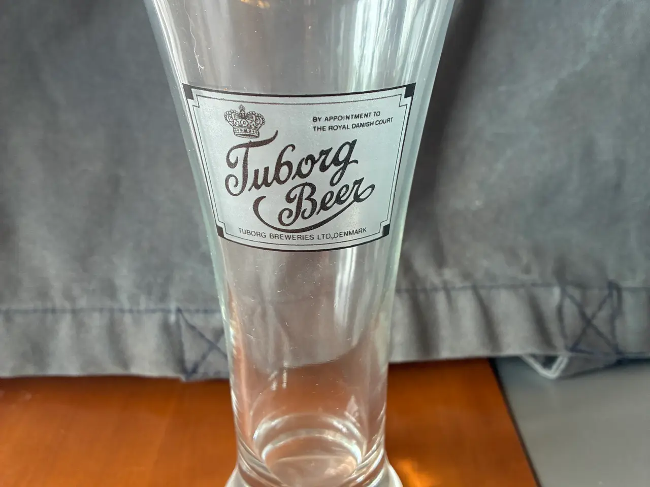 Billede 1 - Tuborg glas med guldkant
