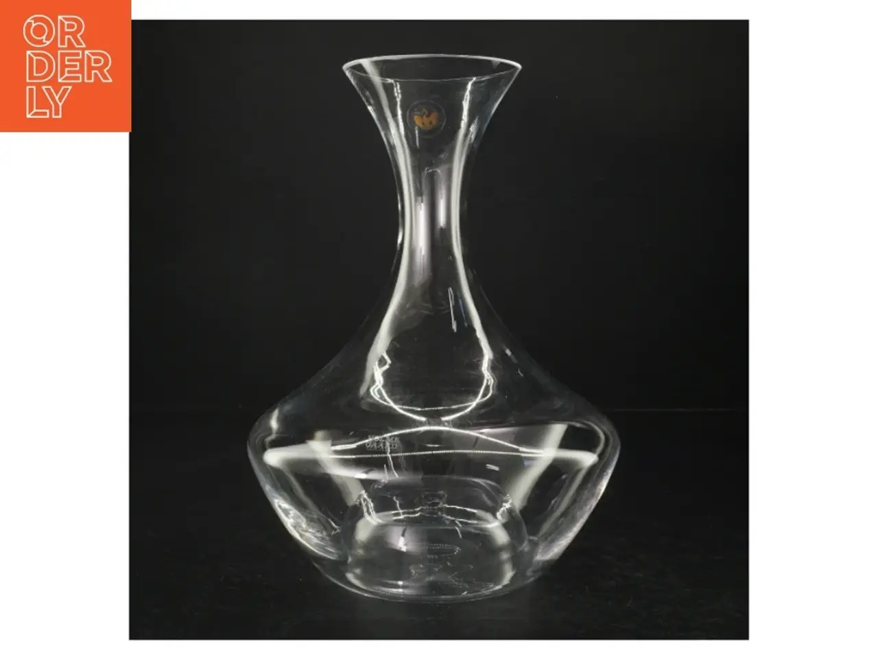 Billede 1 - Glas dekanter fra Holmegaard (str. 29 cm)