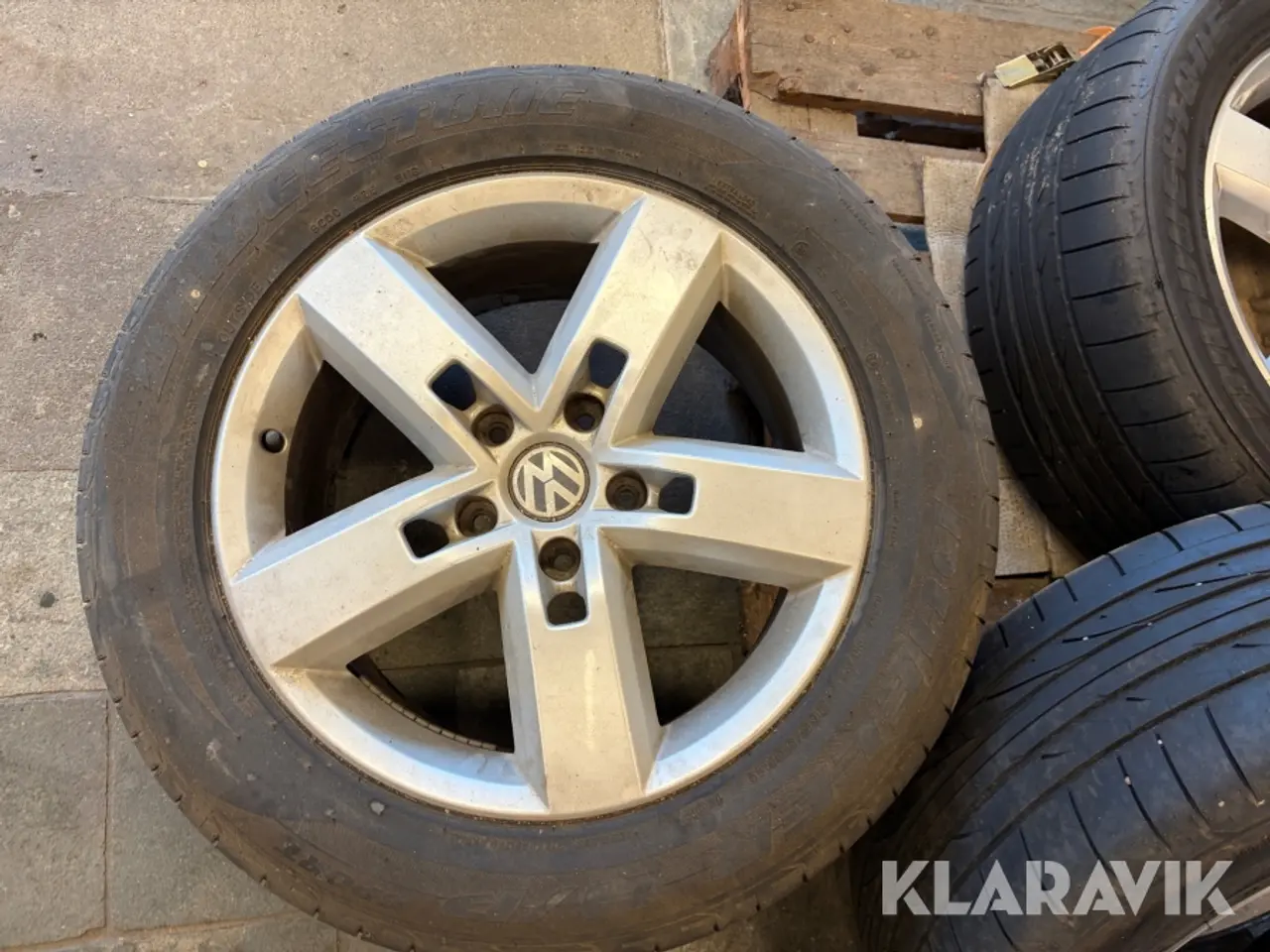 Billede 5 - Alufælge med vinterdæk Bridgestone Dueller H/P - 4 styk