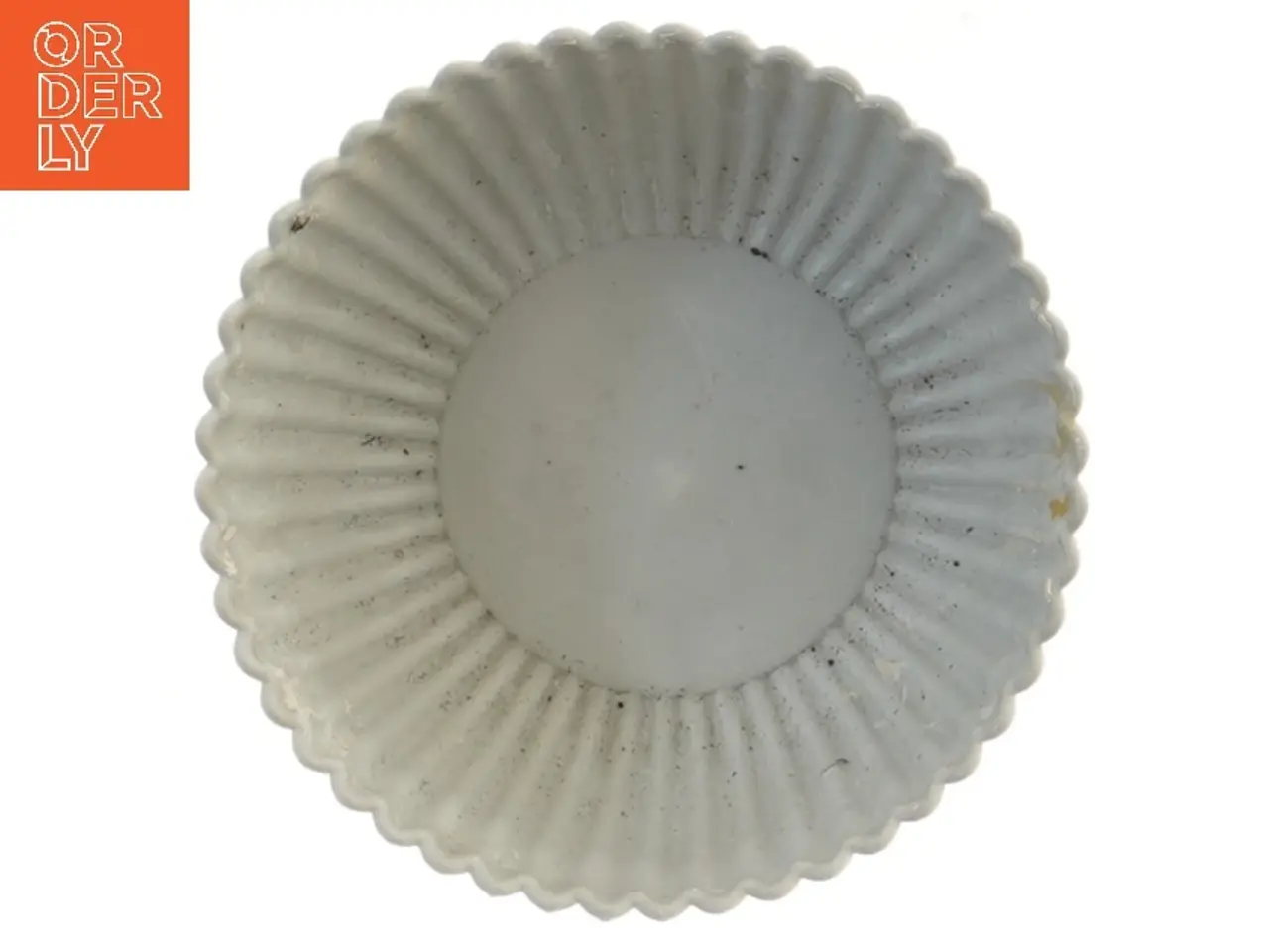 Billede 2 - Rillet skål af genbrugsmateriale (str. Ø 15 cm)
