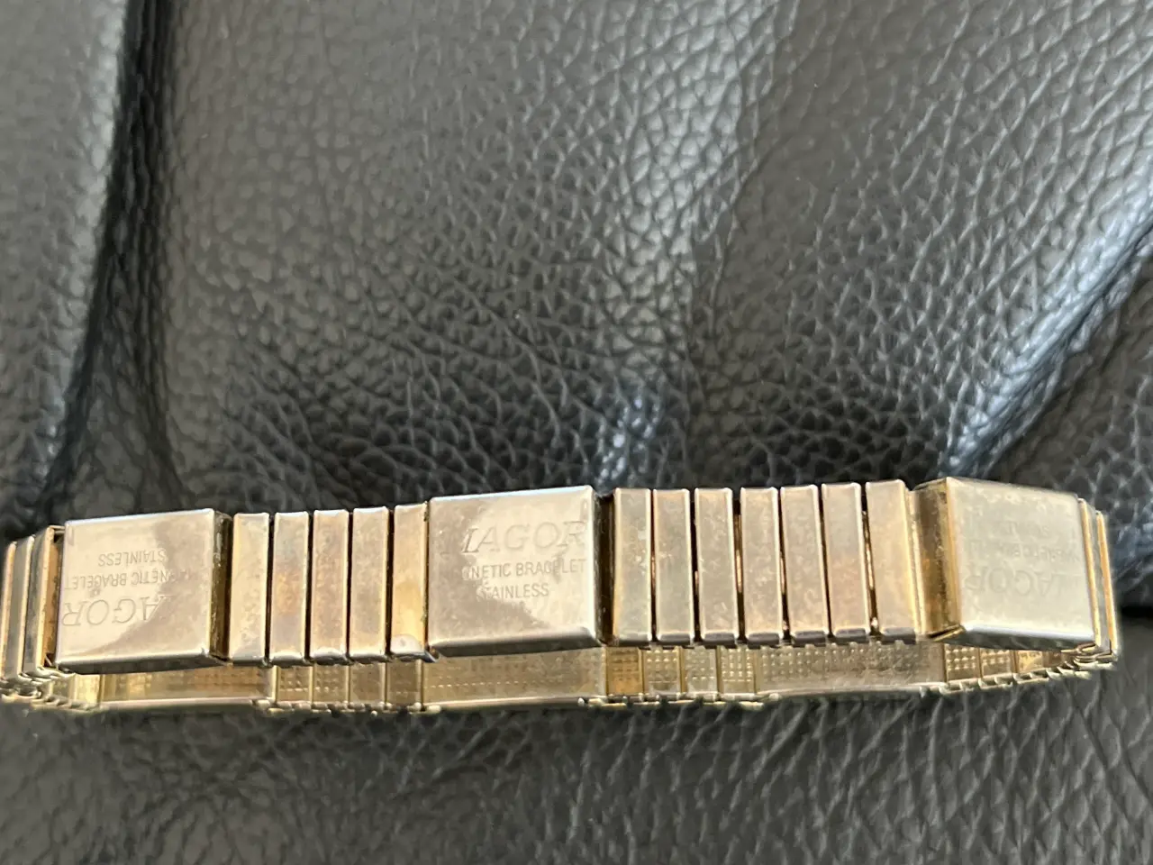 Billede 3 - Magnet armbånd guldbelagt