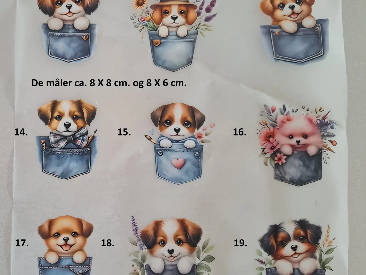 Billede 6 - Strygemærker med traktor, lasbiler m.m. og dyr. 