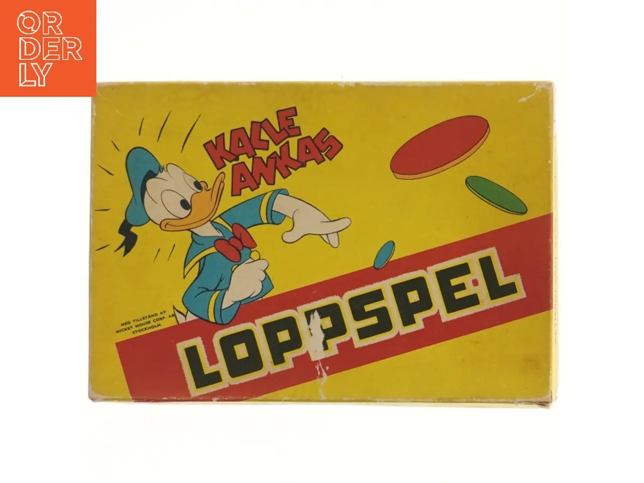 Billede 1 - Kalle Ankas loppspel brætspil (str. 26x18 cm)