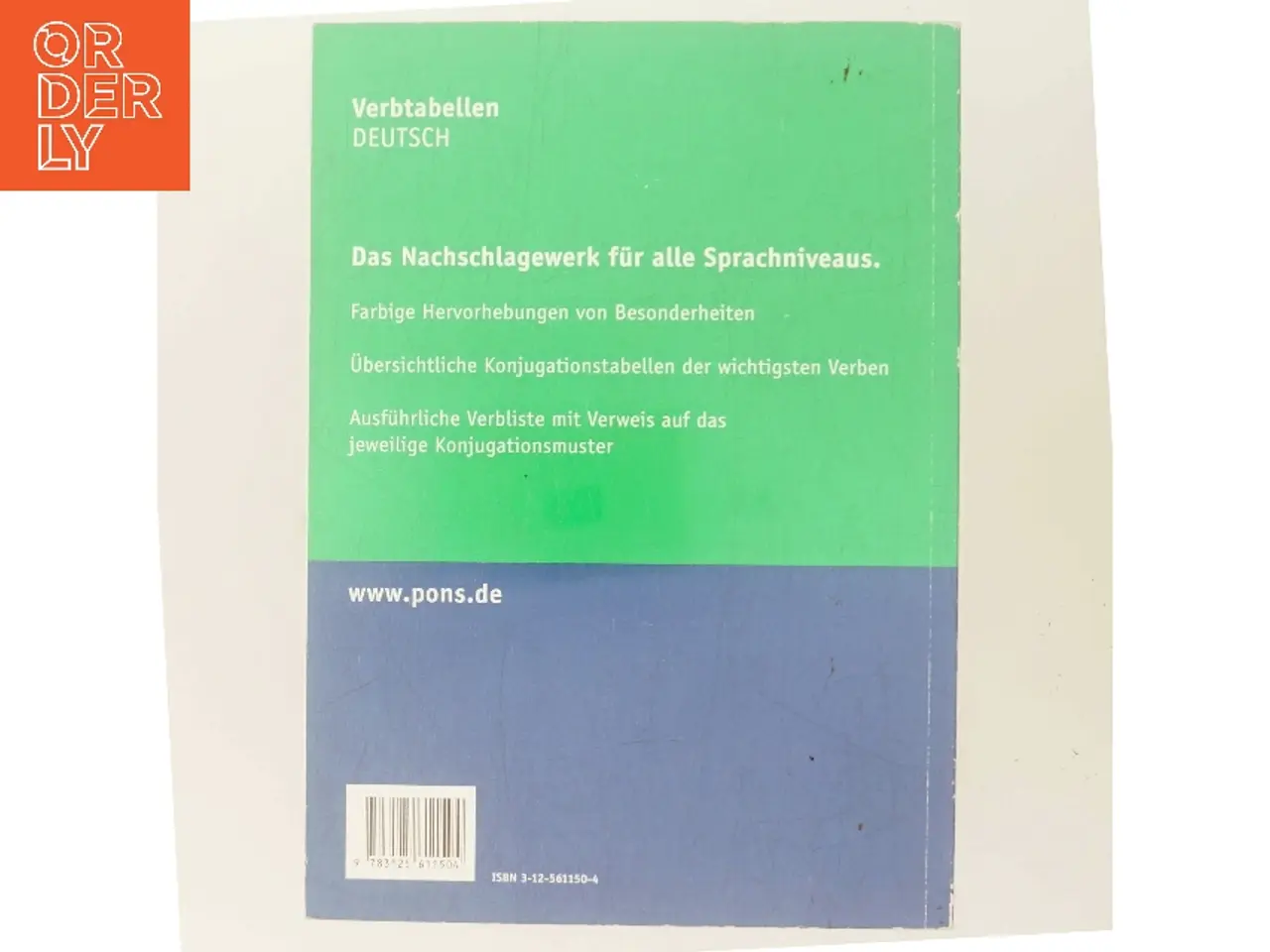 Billede 3 - Verbtabellen Deutsch af PONS (Bog)