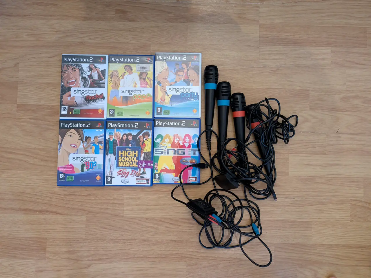 Billede 1 - Stor singstar pakke til PS2/PS3