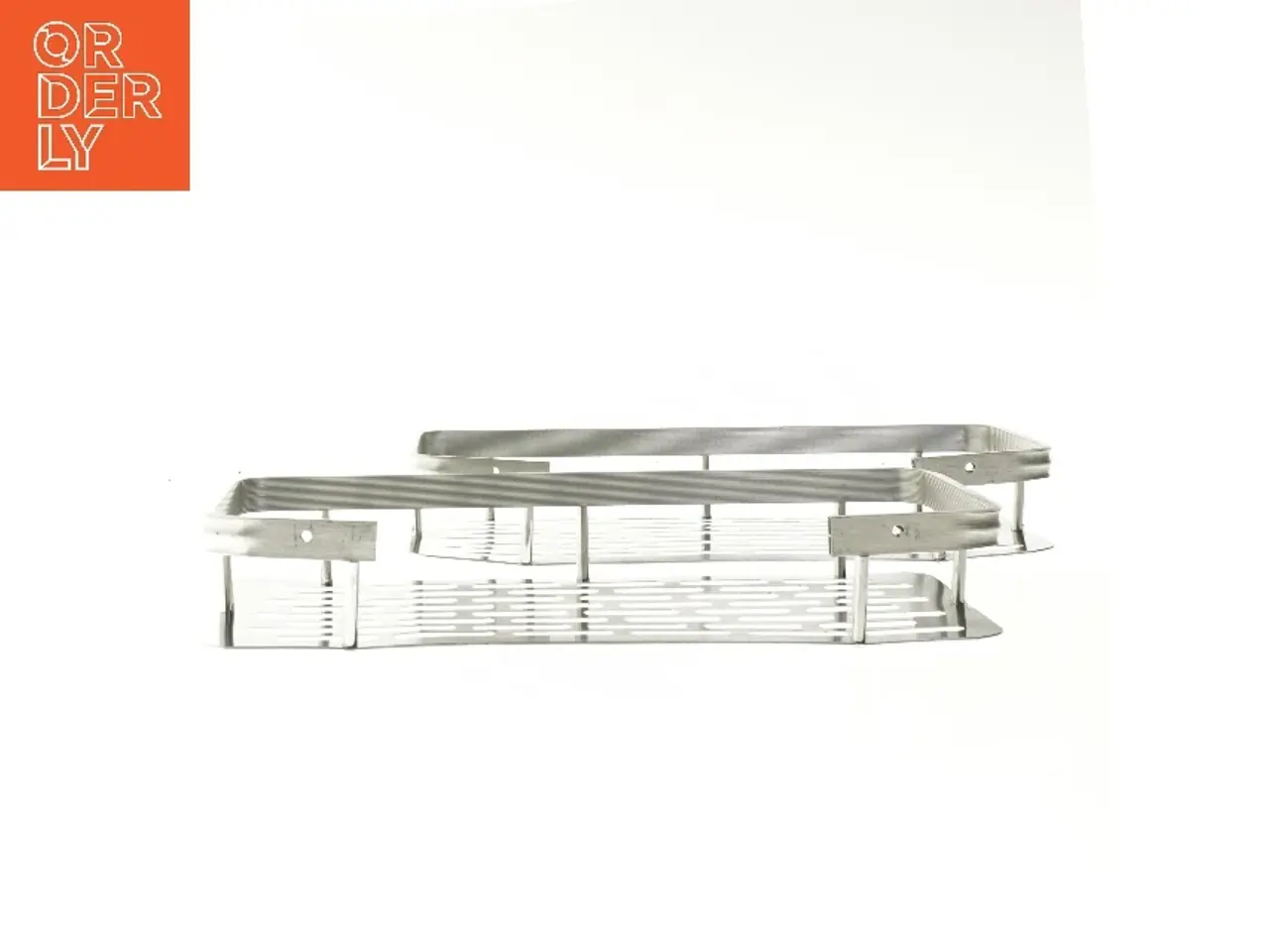 Billede 1 - Rustfrit stål hylde (str. 5x13x30 cm)