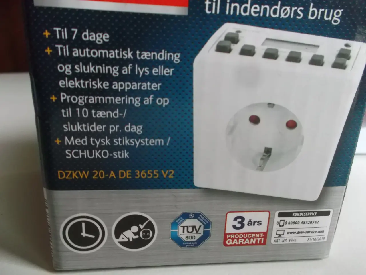Billede 2 - DURO digitalt kontaktur med uge program