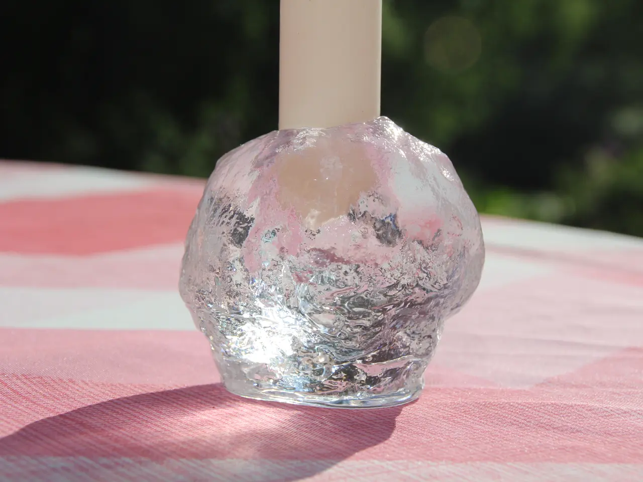 Billede 4 - Lysestager i glas