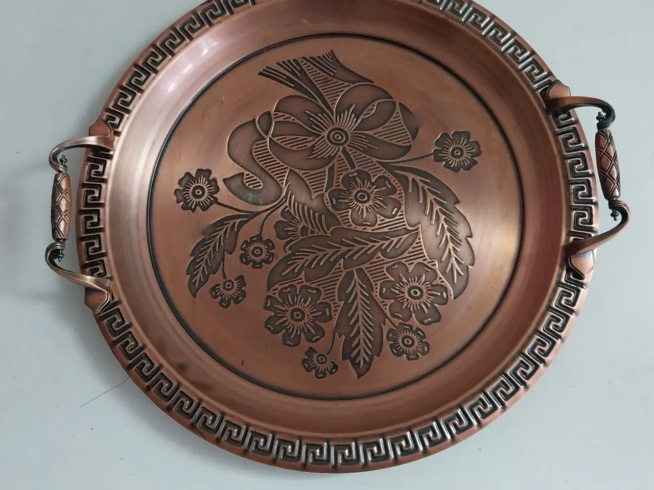 Billede 1 - Kobber bakke 34 cm