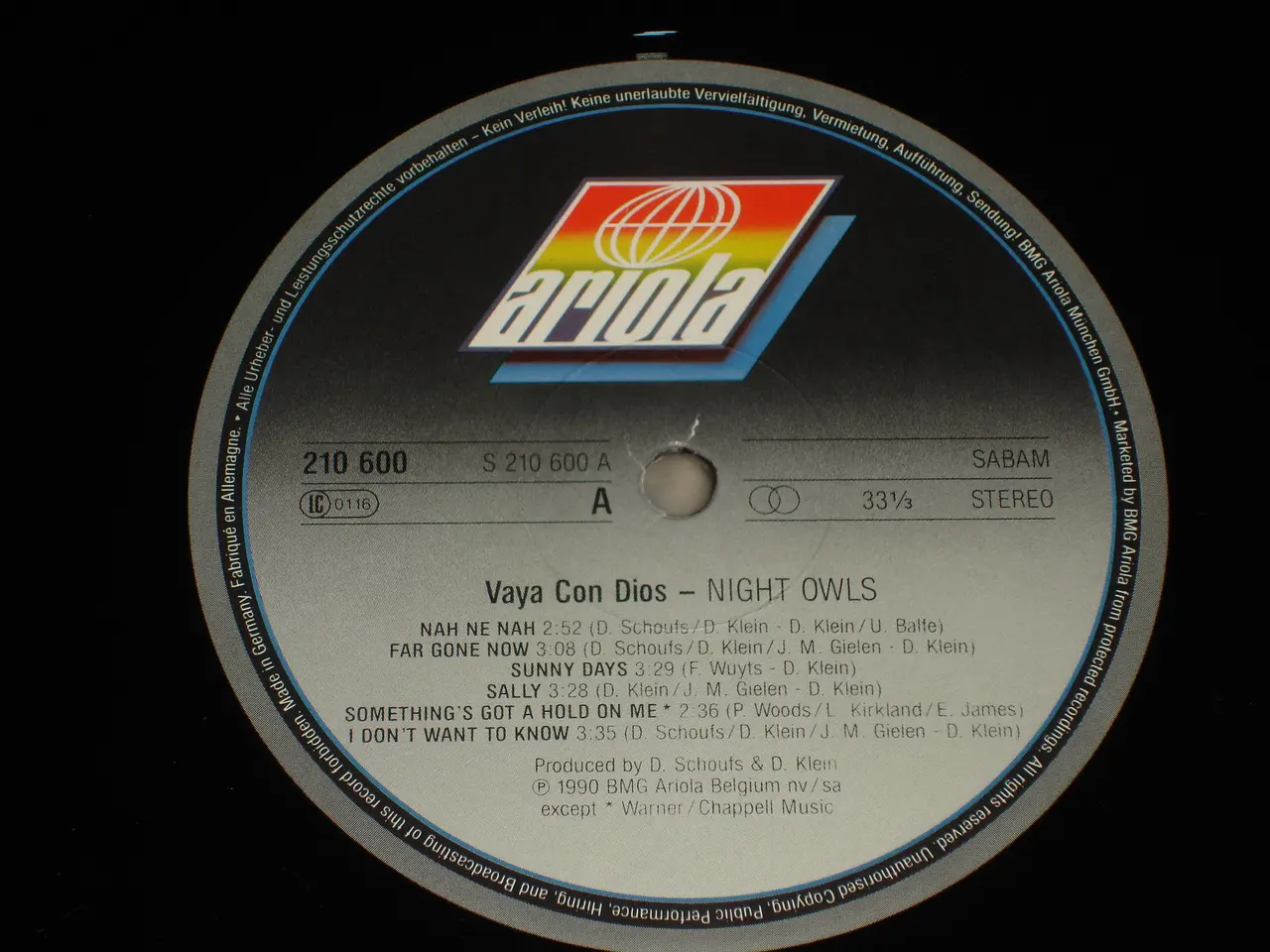 Billede 5 - (Sender gerne) Vaya Con Dios – Night Owls